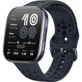 Xiaomi Amazfit Bip 6 - Smart klocka med rem - flytande silikon - handledsstorlek: 130-195 mm - display 1.97 - Bluetooth - 27.9 g - svart