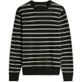 Tommy Hilfiger Textured Knit Crew Neck Jumper