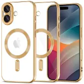 Tech-Protect iPhone 17 MagFlex-Skal - MagSafe-kompatibelt - Klar / Guld