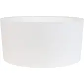 QAZQA Lampavärme vit oval 50/33/25 i linne