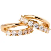 Sparv Journey örhängen guldpläterad 12500101