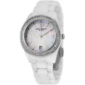 Giorgio Armani Emporio AR1456 Ceramica kristallvit damsklocka