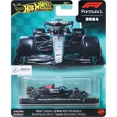 Mattel HOT WHEELS Premium Mercedes-Benz 2024 George Russell racemodell (JBM18)