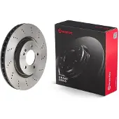 Brembo Bromsskiva 09D76311 bak, ventilerad, höggradigt förkolnad, 1 Stycke