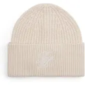 Tommy Hilfiger Cashmere Blend Logo Embroidery Beanie