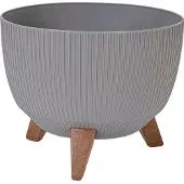 Siena Garden OSLO STRIPE LA963-27 Planteringsfat Polypropylen Grå