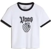 Vans T-shirt 'Apple Boom Ringer' svart / vit