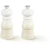 Le Creuset Signature Salt- Och Pepparkvarnsset 11 Cm - Kryddkvarnar Abs-plast Meringue