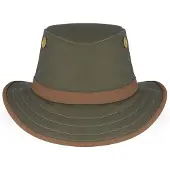 Tilley TWC7 Outback Waxed Cotton Green/British Tan