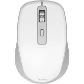Hama WM-450 WiFi mus Sladdlös Optisk Vit 7 Knappar 1600 dpi Musknappar, Scrollwheel