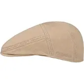 Stetson Paradise Cotton Flat Cap Beige