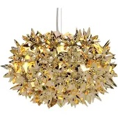 Kartell Taklampa , Bloom S2, Guld / mässing, Vardagsrum, Plast, Design