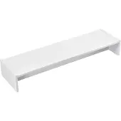 En.casa [] Skärmstativ-100x27x15cm-spånskiva-vit-max. belastning: 10 kg