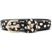 Tommy Hilfiger Essential Deer Print Leather Belt