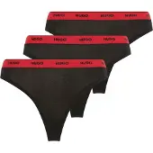 HUGO underwear Stripe 10240727 Tanga 3 Enheter