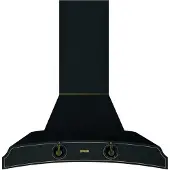 Gorenje Classico DK63MCLB - Kåpa - skorsten - bredd: 60 cm - djup: 50 cm - utsug och återcirkulering (-) - matt black