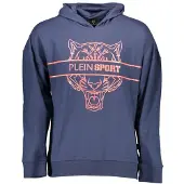 Plein sport Tiger grafisk hoodie sweatshirt