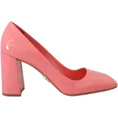 Prada Lackläder Blockklack Pumps