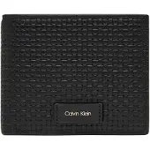Calvin Klein Embossed Woven Billfold Coin Wallet