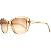 Calvin Klein Cat Eye Dam Kristall Beige Brun Gradient CK19560S