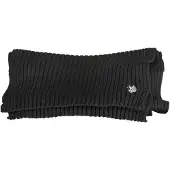 U.s. polo assn. Ribbade stickade halsduken svart