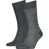 Tommy Hilfiger Small Stripe Classic Socks 2 Pairs Grå EU 43-46 Man