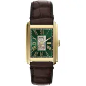 Fossil Analog klocka 'Carraway' brun / guld / grön