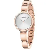 Calvin Klein Waves Series Klocka Kvartsverk Rostfritt Stålarmband 32Mm Silverfärgad Urtavla Damklockor K9U23646 Regular Watch Box,Silver Dial
