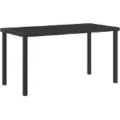 vidaXL Trädgårdsmöbelset 5 pcs Beige konstrotting