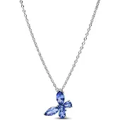 Pandora Timeless blå fjäril halsband 45 cm 394232C01-45
