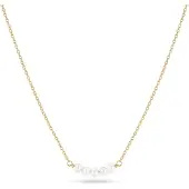 Sif Jakobs Essenza Perla Cinque guldpläterad silverhalsband SJ-N2735-P-YG