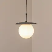 Opviq Glas pendellampa Anemon , dimbar, Svart, Vardagsrum / matsal, Glas, Modern, Pendellampa