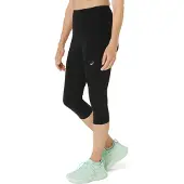 Asics Women's Road High Waist Capri Tight Performance Black