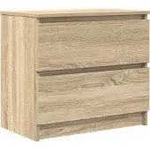 vidaXL TV-bänk sonoma ek 60x35x54 cm konstruerat trä