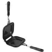TOMTOP JMS Dubbelsidig multifunktionell stekpanna smörgåsgrill frukostmaskin non-stick bakpanna