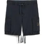 Superdry för män. M7110435A Lättviktsshorts i marinblå fallskärmsmodell (30), Casual, Bomull, Marino