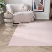 NATURL. Tvättbar matta | Vivid rosa hos Volero | 80x140 cm | Polyester | Enfärgad | Rektangulär | Låg lugg