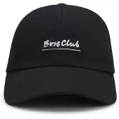 BOSS för män. 50555535 Derrel Slogan Cap svart (OSFA), Casual, Bomull