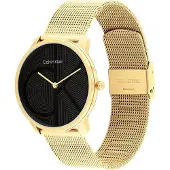Calvin Klein Monogram Logo Mesh Bracelet Watch