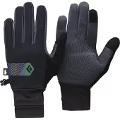 Black Diamond - Vandringskläder - Hybrid Light Gloves Black Carbon för UnisexSoftshell - Storlek M - Svart