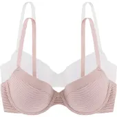 Dorina Behå 'Louise' pastellrosa / vit
