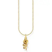 Thomas Sabo True Romance gold-plated halsband med ros KE2269-413-39-L45V