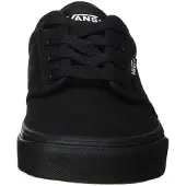 Vans Atwood Low Top Lace-Up Svart Canvas Barn Plimsolls KI5186