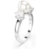 Swarovski Matrix Varumärkeslogotyp Kristallring Damring Vit 5689630 Box (Random Color)