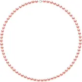 Diadema - Halsband - Äkta sötvattenspärlor - Vit - Rosa - Vitguld