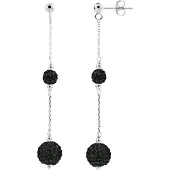 Diadema - Örhängen Black Night - Kollektion Kristall Pärla