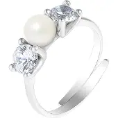 Diadema - Massiv ring med sötvattenspärla - Pure White Collection