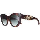 Salvatore Ferragamo Cat Eye Dam Sköldpadda Grå Gradient SF1022S