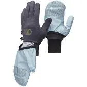 Black Diamond Gridtech Storm Hood Gloves Carbon-Glacier