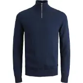 Jack & jones Tröja - Stickad - Noos - JjeEmil - Marinblå Kavaj - - 16 år (176) - Tröja